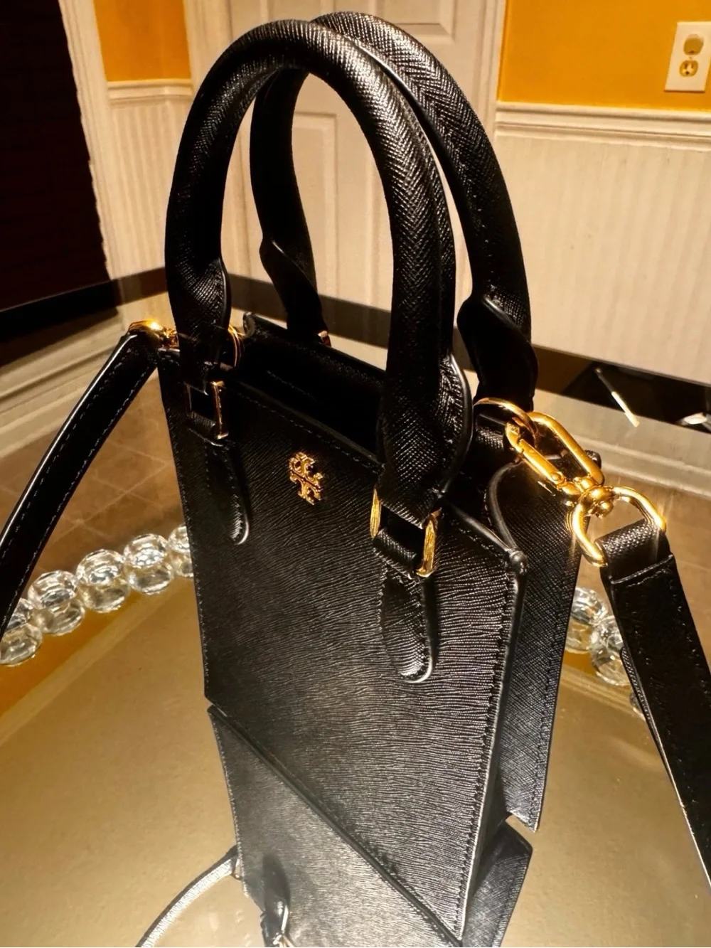 NWT Tory Burch Emerson Mini Shopper Tote Bag.